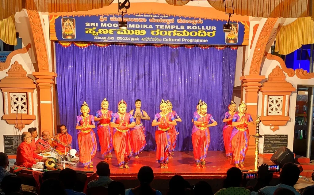 Mookambika temple dance arangettam